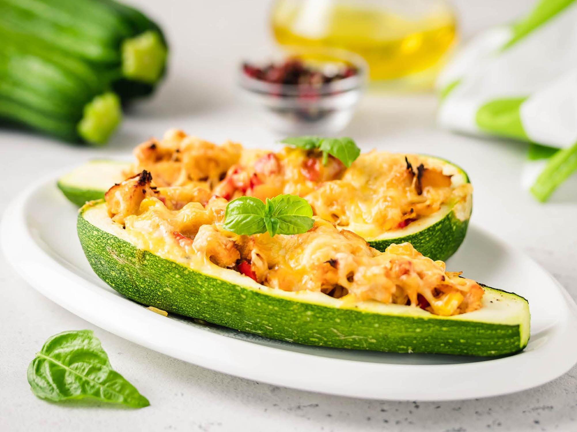 Courgettes au four - Coach Julie Legros